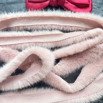 Имитирани ленти от изкуствена норова козина за DIY – суров ръб, декор за дрехи