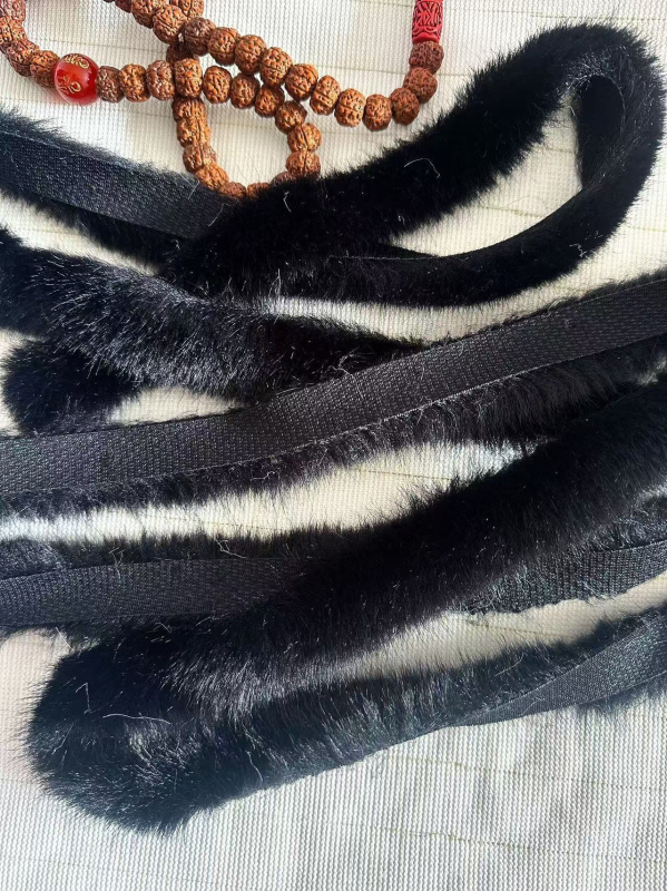 Имитирани ленти от изкуствена норова козина за DIY – суров ръб, декор за дрехи