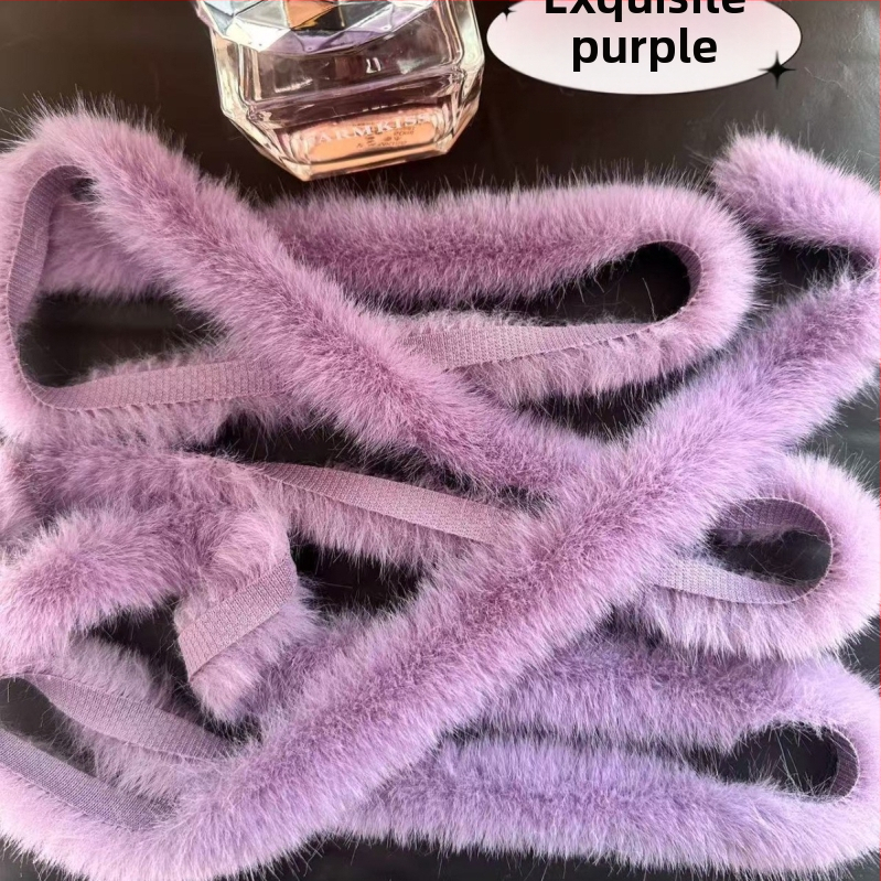 Имитирани ленти от изкуствена норова козина за DIY – суров ръб, декор за дрехи