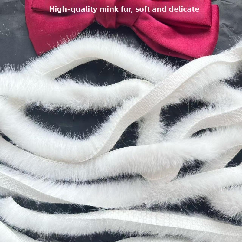 Имитирани ленти от изкуствена норова козина за DIY – суров ръб, декор за дрехи