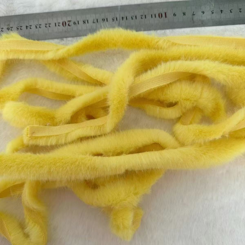 Имитирани ленти от изкуствена норова козина за DIY – суров ръб, декор за дрехи