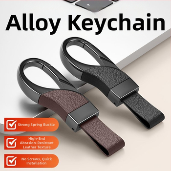 Ключодържател за автомобил от Diecast метал, модерен минималистичен стил