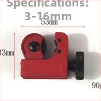Резач за тръби с режеща глава от неръждаема стомана, лагерен механизъм и ролка за рязане на метални, медни и пластмасови тръби
