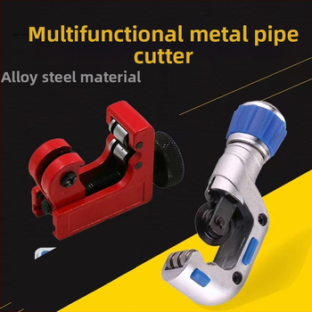 Резач за тръби с режеща глава от неръждаема стомана, лагерен механизъм и ролка за рязане на метални, медни и пластмасови тръби
