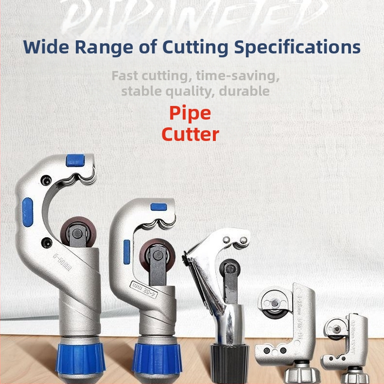 Резач за тръби с режеща глава от неръждаема стомана, лагерен механизъм и ролка за рязане на метални, медни и пластмасови тръби