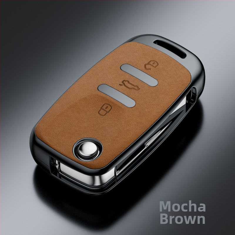 VW modelljeihez készült kulcstartó tok – Bai xi, PVC, üzleti stílus, testreszabás nélkül
