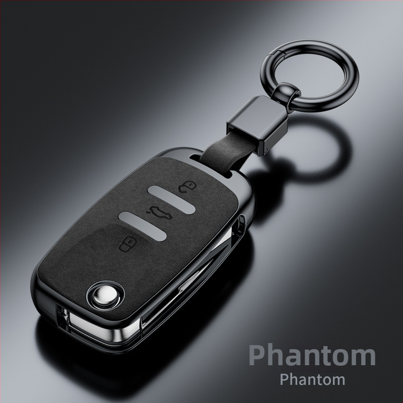 VW modelljeihez készült kulcstartó tok – Bai xi, PVC, üzleti stílus, testreszabás nélkül