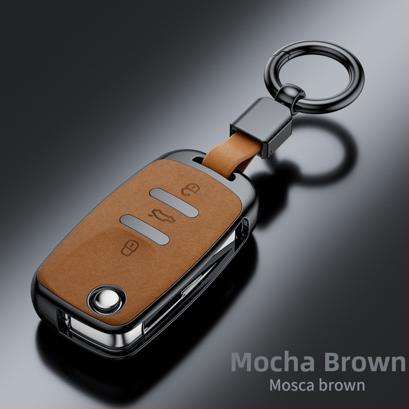 VW modelljeihez készült kulcstartó tok – Bai xi, PVC, üzleti stílus, testreszabás nélkül