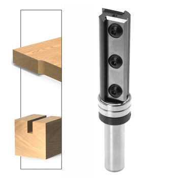 Elodható kétélű vágókés cserélhető pengékkel, faipari CNC-maróhoz