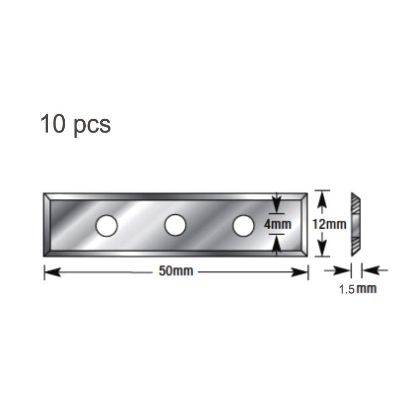 Elodható kétélű vágókés cserélhető pengékkel, faipari CNC-maróhoz