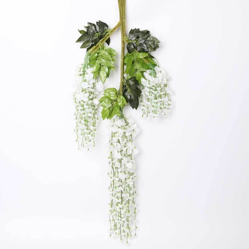 Dirbtinių gėlių vijų iš šilko gėlių – hortenzija, injekciniu formavimu, vestuvėms, lauko naudojimui, fotografijos rekvizitams ir namų dekorui