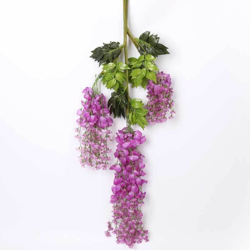 Dirbtinių gėlių vijų iš šilko gėlių – hortenzija, injekciniu formavimu, vestuvėms, lauko naudojimui, fotografijos rekvizitams ir namų dekorui