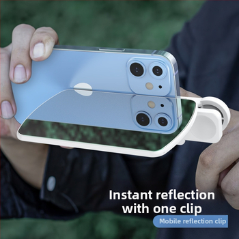 TH-217 Universali klipu objektyvas telefonui – atspindintis selfie objektyvas su Sky Mirror efektu – Shenzhen