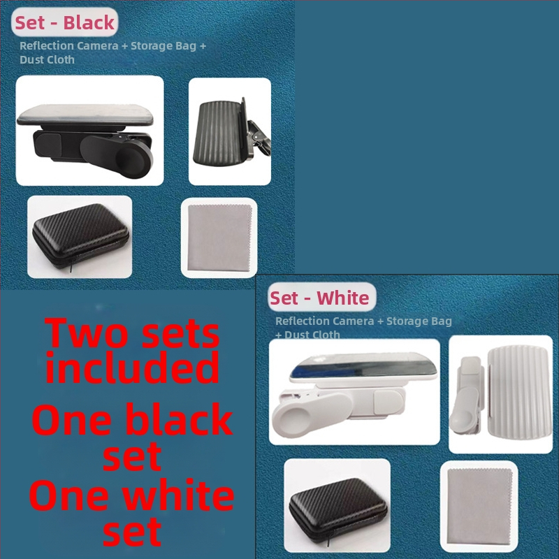 TH-217 Universali klipu objektyvas telefonui – atspindintis selfie objektyvas su Sky Mirror efektu – Shenzhen