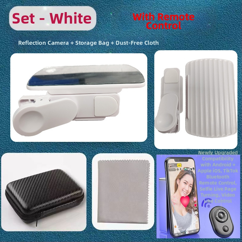 TH-217 Universali klipu objektyvas telefonui – atspindintis selfie objektyvas su Sky Mirror efektu – Shenzhen