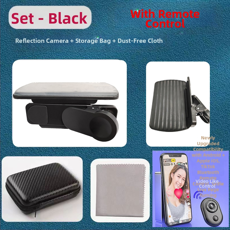 TH-217 Universali klipu objektyvas telefonui – atspindintis selfie objektyvas su Sky Mirror efektu – Shenzhen