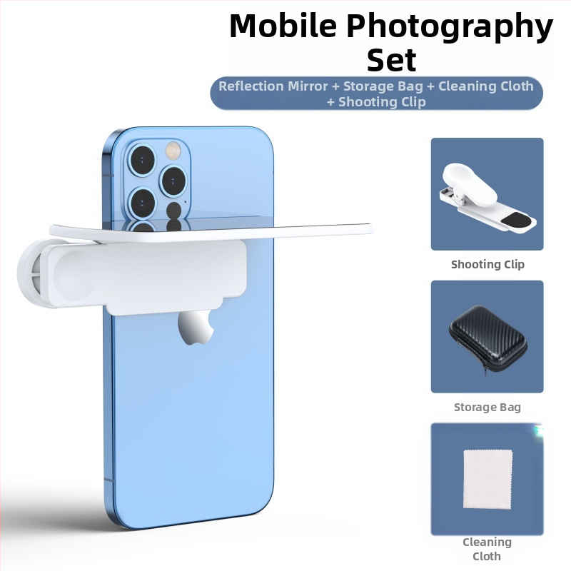 TH-217 Universali klipu objektyvas telefonui – atspindintis selfie objektyvas su Sky Mirror efektu – Shenzhen
