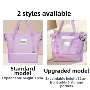 Τσάντα ταξιδιού τύπου ντουφέλ, μινιμαλιστικός σχεδιασμός, υλικό PP, μεγάλη χωρητικότητα