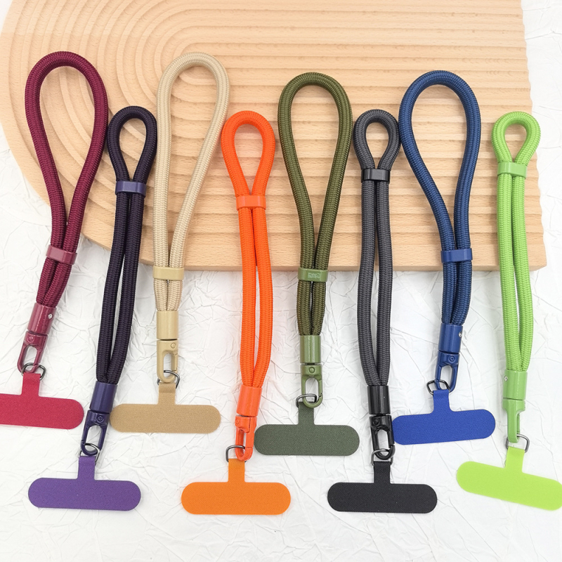 Lanyard pre mobilný telefón, nylon, unisex, otočný samozaistíci klip, kovová spona, možnosť tlače loga