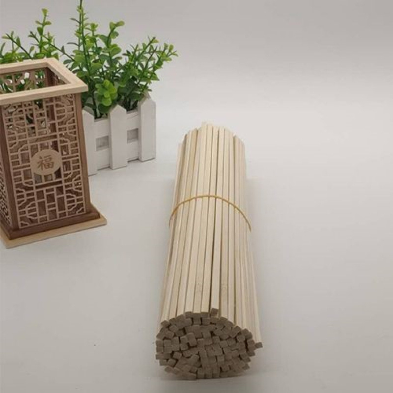 Καλαμάκια μπαμπού για μοντελισμό, καρβονισμένα, στρογγυλά και τετράγωνα σχήματα