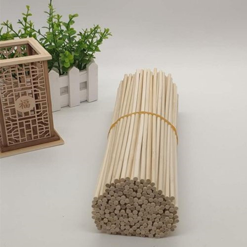 Καλαμάκια μπαμπού για μοντελισμό, καρβονισμένα, στρογγυλά και τετράγωνα σχήματα