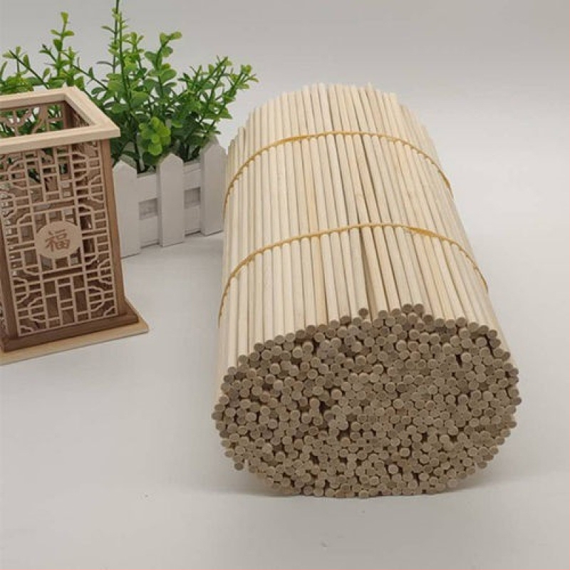 Καλαμάκια μπαμπού για μοντελισμό, καρβονισμένα, στρογγυλά και τετράγωνα σχήματα