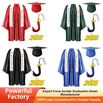 Jin Yi Bao детска завършваща униформа за училищни представления, трикотажна материя, 95% полиестер, за деца 3–8 години, AQL 1.0