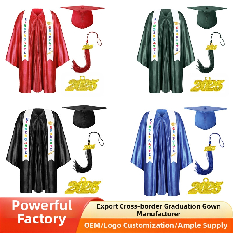 Jin Yi Bao детска завършваща униформа за училищни представления, трикотажна материя, 95% полиестер, за деца 3–8 години, AQL 1.0