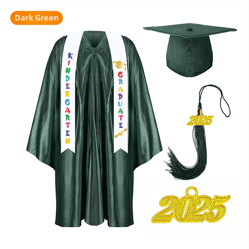 Jin Yi Bao детска завършваща униформа за училищни представления, трикотажна материя, 95% полиестер, за деца 3–8 години, AQL 1.0