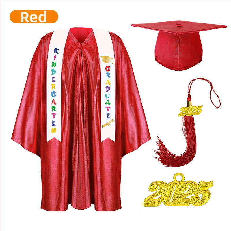 Jin Yi Bao детска завършваща униформа за училищни представления, трикотажна материя, 95% полиестер, за деца 3–8 години, AQL 1.0