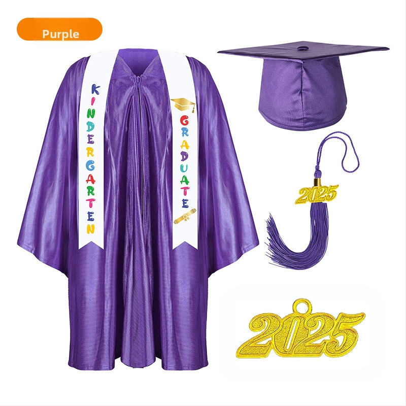 Jin Yi Bao детска завършваща униформа за училищни представления, трикотажна материя, 95% полиестер, за деца 3–8 години, AQL 1.0