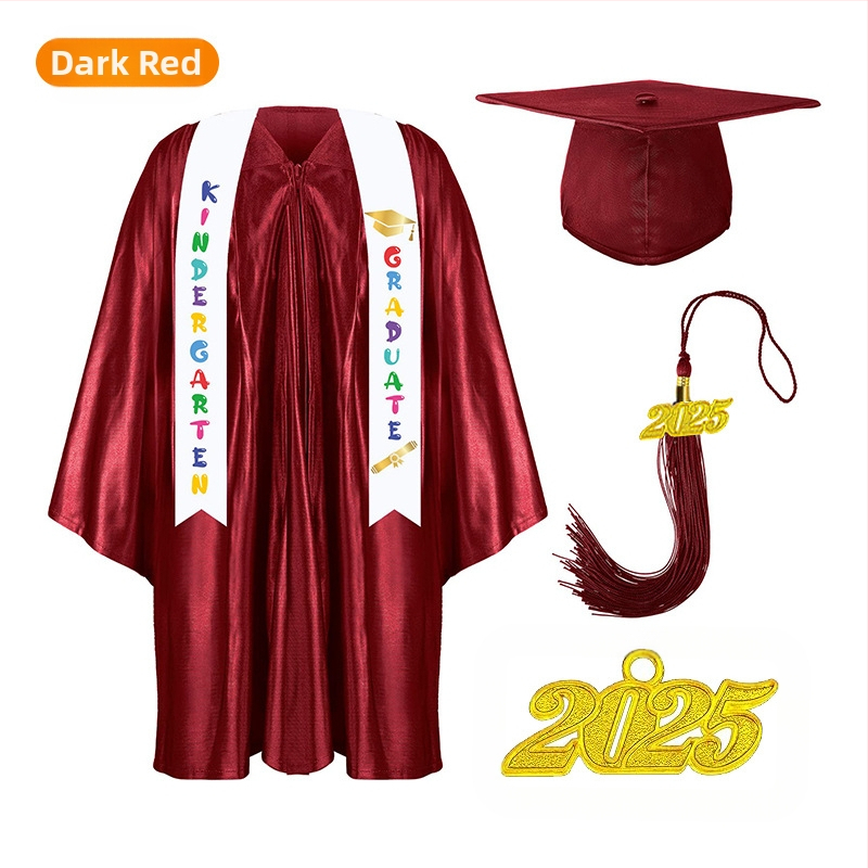 Jin Yi Bao детска завършваща униформа за училищни представления, трикотажна материя, 95% полиестер, за деца 3–8 години, AQL 1.0