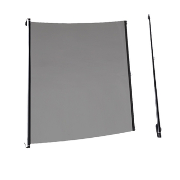 Αναδιπλούμενο σκίαστρο για το μπροστινό παρμπρίζ αυτοκινήτου - τοποθέτηση με βεντούζα, PVC υλικό, αρχικό στυλ