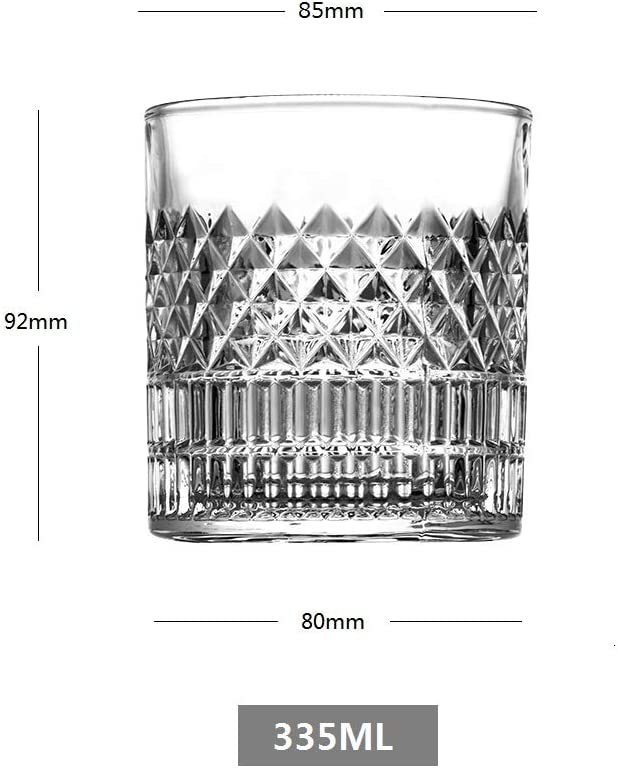 Krištáľové poháre na whisky (4 ks, 301–400 ml, darčekové balenie, tlačené logo)