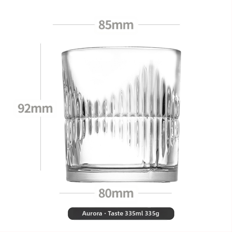 Krištáľové poháre na whisky (4 ks, 301–400 ml, darčekové balenie, tlačené logo)