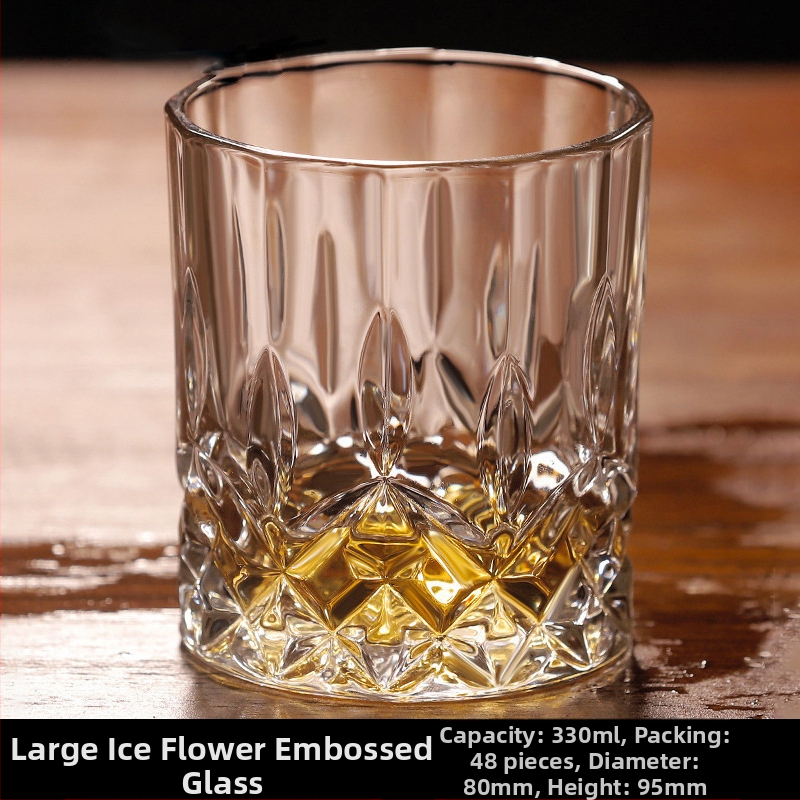 Krištáľové poháre na whisky (4 ks, 301–400 ml, darčekové balenie, tlačené logo)