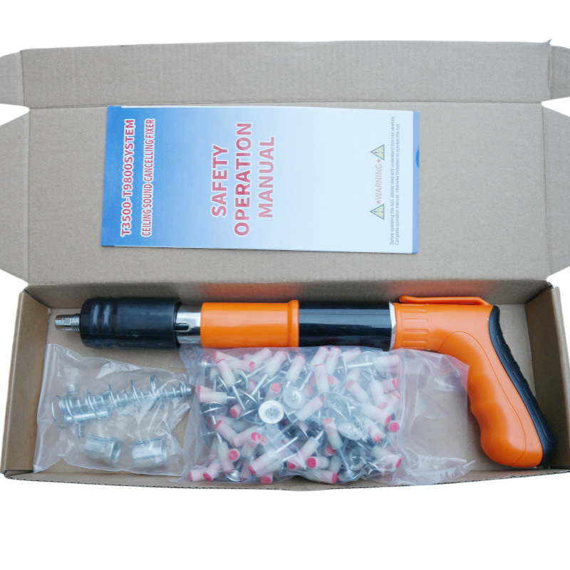 Мини пистолет за пирони – за закрепване в бетон и монтаж, скоби за климатик; серия Mini Gun Nail Gun, произход Германия, пазар Океания