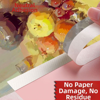 Dailės užduočiai skirta popierinė lipduko juosta su magnetiniu pagrindu, numatytasis modelis, be logotipo, patvirtintos privatūs prekių ženklai