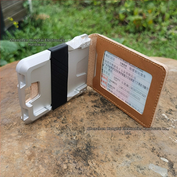 Θήκη καρτών RFID για άδεια οδήγησης — Αντικλοπής, Χωρητικότητα έως 10 καρτών, Σχέδιο με δύο πτυχώσεις, Επένδυση από συνθετικό δέρμα