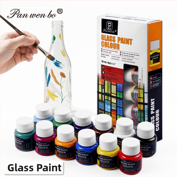 Pan Wenbo set akvarela, 12 boja, tekući pigment, 25 ml po bočici, za akvarelno slikanje