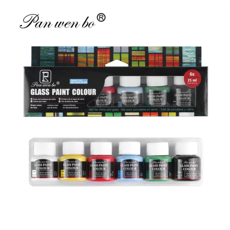 Pan Wenbo set akvarela, 12 boja, tekući pigment, 25 ml po bočici, za akvarelno slikanje
