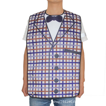 Детски лигавник за хранене, полиестер, антизамърсяваща функция, шарки: райета, каре, печат; Марка: Super fanshengya