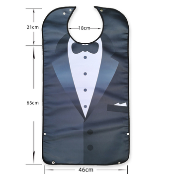 Детски лигавник за хранене, полиестер, антизамърсяваща функция, шарки: райета, каре, печат; Марка: Super fanshengya