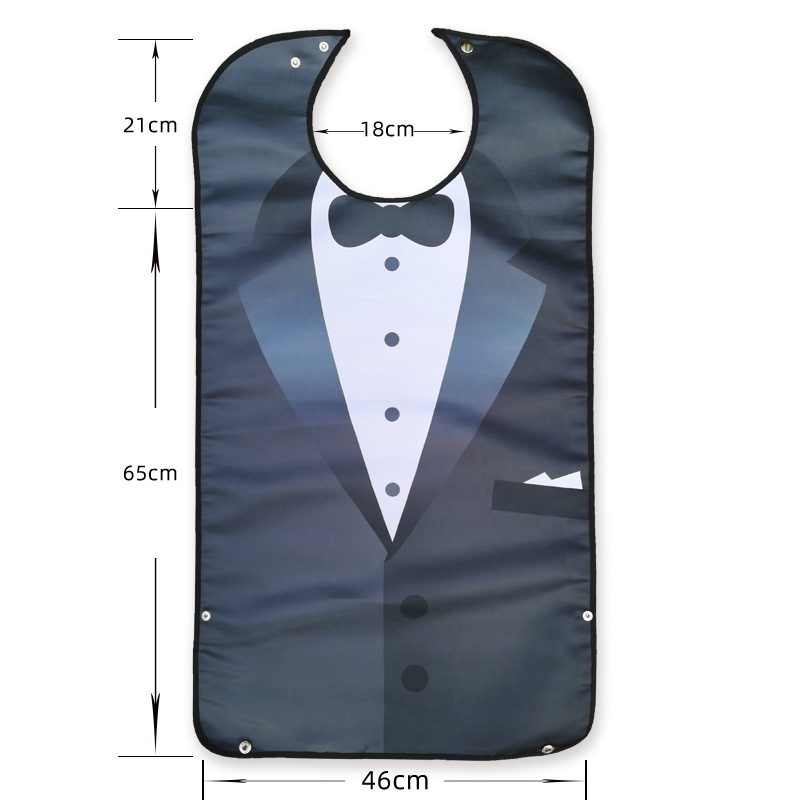 Детски лигавник за хранене, полиестер, антизамърсяваща функция, шарки: райета, каре, печат; Марка: Super fanshengya