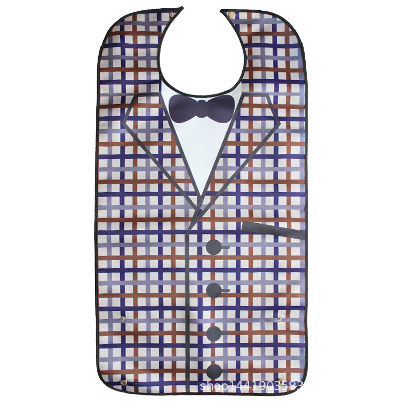 Детски лигавник за хранене, полиестер, антизамърсяваща функция, шарки: райета, каре, печат; Марка: Super fanshengya