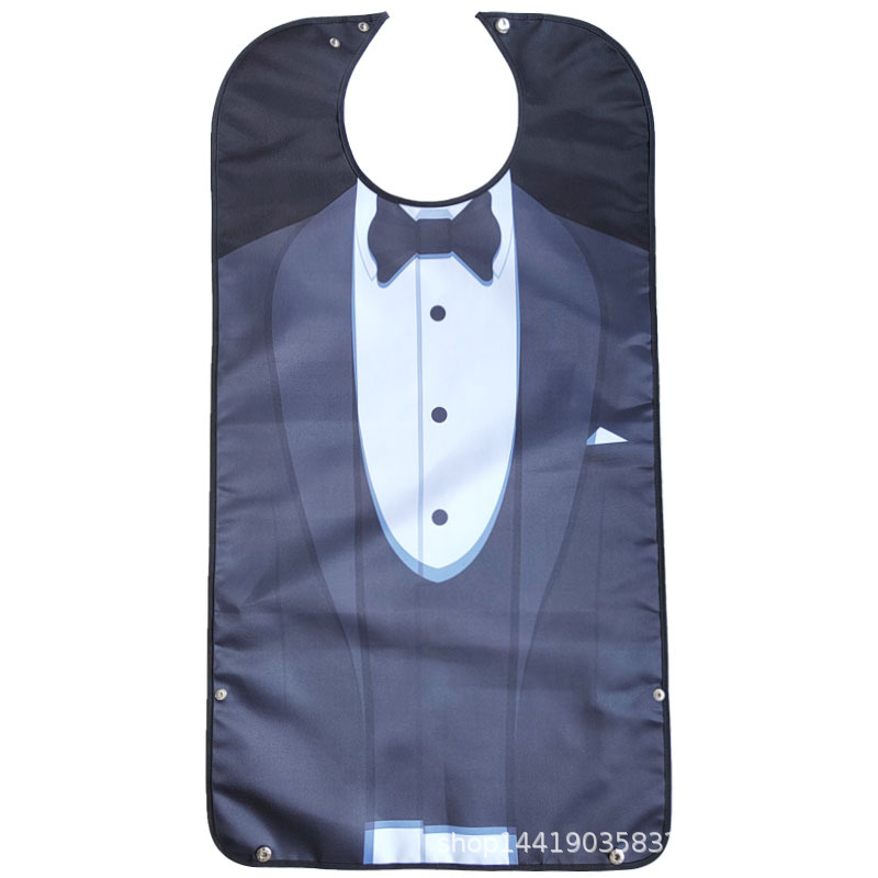 Детски лигавник за хранене, полиестер, антизамърсяваща функция, шарки: райета, каре, печат; Марка: Super fanshengya