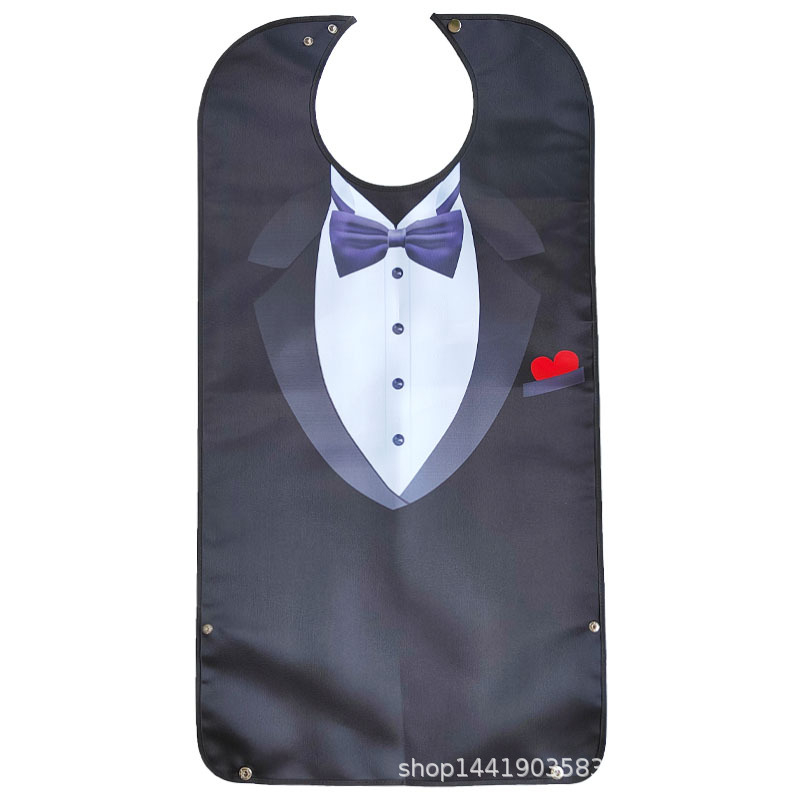 Детски лигавник за хранене, полиестер, антизамърсяваща функция, шарки: райета, каре, печат; Марка: Super fanshengya