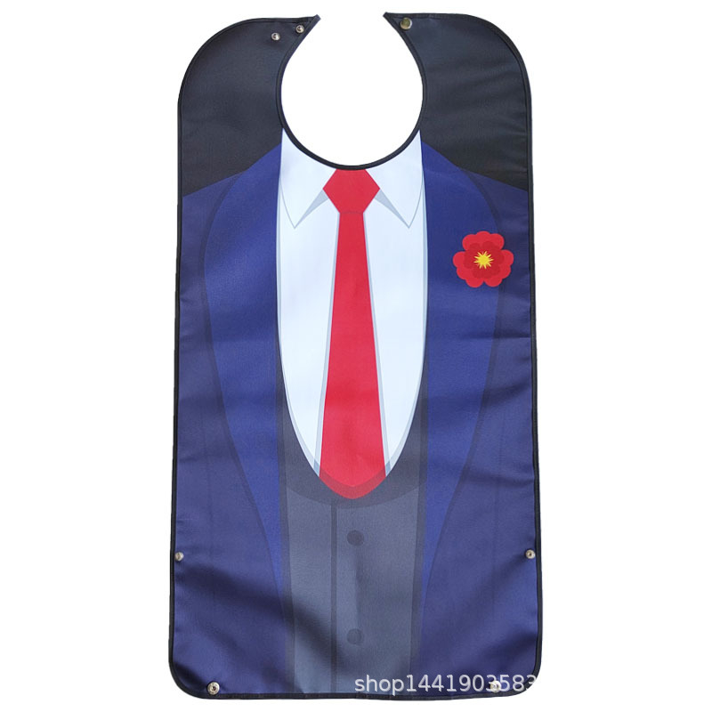 Детски лигавник за хранене, полиестер, антизамърсяваща функция, шарки: райета, каре, печат; Марка: Super fanshengya