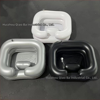 Qiao Ba PVC pripučiamas plaukų plovimo baseinas lovoje – nešiojamas nėščioms