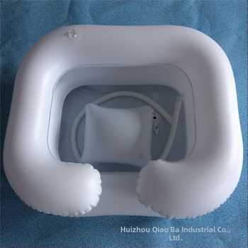 Qiao Ba PVC pripučiamas plaukų plovimo baseinas lovoje – nešiojamas nėščioms